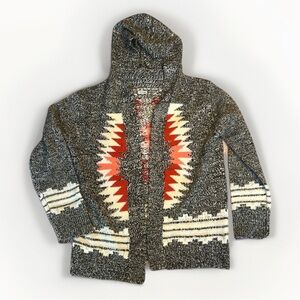 Adorable knit open cardigan girls size L